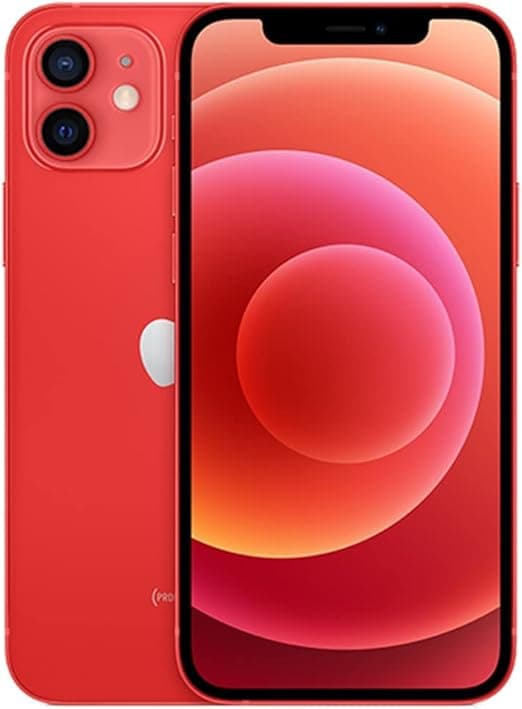 Apple iPhone 12, 64GB, Red - Unlocked (Renewed Premium)