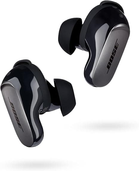 NEW Bose QuietComfort Ultra Wireless Noise Cancelling Earbuds, Bluetooth Noise Cancelling Earbuds with Spatial Audio and World-Class Noise Cancellation, Black