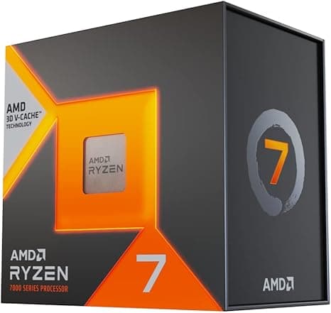 Processador AMD Ryzen 7 7800X3D Box (AM5/8 Cores/16 Threads/5.0GHz/104MB Cache) Com Vídeo/Sem Coole