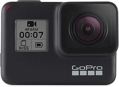 GoPro Hero7 Black — Waterproof Action Camera with Touch Screen 4K Ultra HD Video 12MP Photos 720p Live Streaming Stabilization