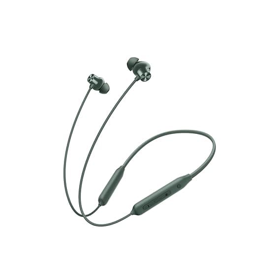 OnePlus Bullets Wireless Z2 ANC Bluetooth in Ear Earphones with Mic, 45dB Hybrid ANC, Bombastic Bass - 12.4 mm Drivers, 10 Mins Charge - 20 Hrs Music, 28 Hrs Battery Life (Grand Green)