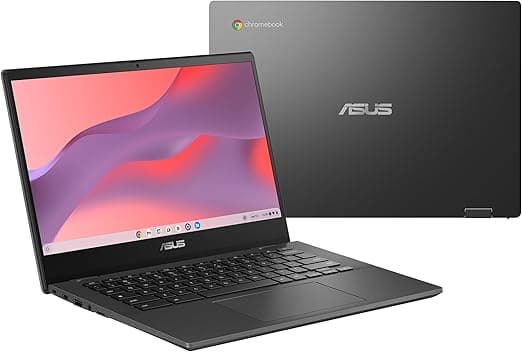 ASUS Chromebook CM14 Laptop, 14" HD Anti-Glare Display (1366x768), MediaTek Kompanio 520, 4GB RAM, 64GB eMMC, ChromeOS, Gray, CM1402CM2A-DS44