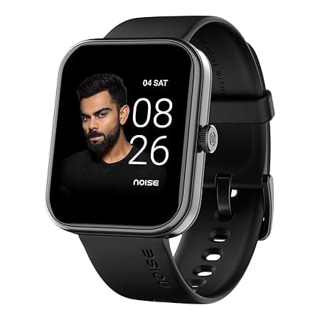 Noise Pulse 2 Max 1.85" Display, Bluetooth Calling Smart Watch, 10 Days Battery, 550 NITS Brightness, Smart DND, 100 Sports Modes, Smartwatch for Men and Women (Jet Black)