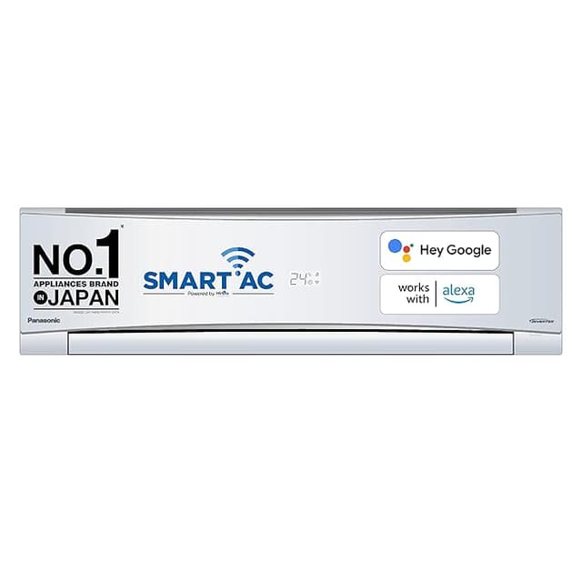 Panasonic 1 Ton 3 Star Wi-Fi Inverter Smart Split AC (Copper Condenser, 7 in 1 Convertible with additional AI Mode, PM 0.1 Air Purification Filter, CS/CU-SU12YKYWA,2023 Model, White)