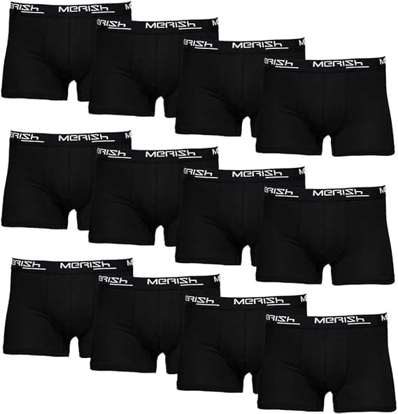 MERISH Boxershorts Herren 8er/12er Pack S-5XL Unterwäsche Unterhosen Männer Men Retroshorts 213 + 218