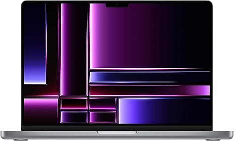 Apple 2023 MacBook Pro Laptop M2 Pro chip with 10‑core CPU and 16‑core GPU: 14.2-inch Liquid Retina XDR Display, 16GB Unified Memory, 512GB SSD Storage. Works with iPhone/iPad; Space Gray