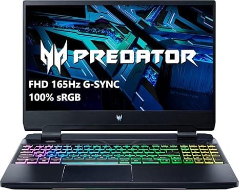 Acer Predator Helios 300 Gaming Laptop 15.6” FHD 1920 x 1080 IPS 165 Hertz Intel Core i7-12700H NVIDIA GeForce RTX 3060 6GB GDDR6 64GB DDR5 4TB SSD Per-Key RGB Backlit Keyboard Windows 11 Pro