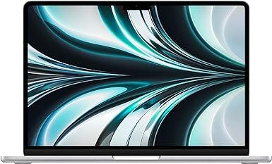 Apple 2022 MacBook Air avec Puce M2 : écran Liquid Retina de 13,6 Pouces, 8GB de RAM, 512 Go de Stockage SSD ; Argent