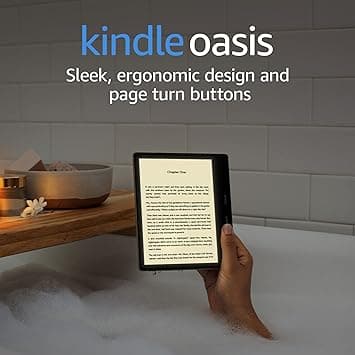 Kindle Oasis – With 7” display and page turn buttons - Without Lockscreen Ads