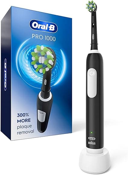 Oral-B Pro 1000 Rechargeable Electric Toothbrush, Black