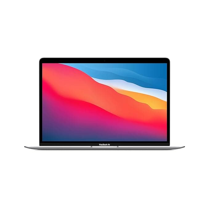 Apple MacBook Air Laptop M1 chip, 13.3-inch/33.74 cm Retina Display, 8GB RAM, 256GB SSD Storage, Backlit Keyboard, FaceTime HD Camera, Touch ID. Works with iPhone/iPad; Silver