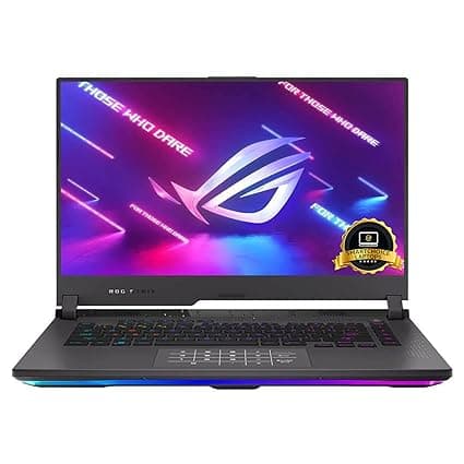 [SmartChoice] ASUS ROG Strix G15, AMD Ryzen 7 6800H, (Include - ROG Impact Mouse & Mat), 15.6"(39.62 cm) FHD 144Hz, 4GB RTX 3050 GPU, Gaming Laptop (16GB/1TB SSD/Win11/Office 21/2.1 Kg),G513RC-HN085WS