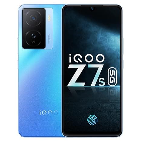 iQOO Z7s 5G by vivo (Norway Blue, 6GB RAM, 128GB Storage) | Ultra Bright AMOLED Display | Snapdragon 695 5G 6nm Processor | 64 MP OIS Ultra Stable Camera | 44WFlashCharge