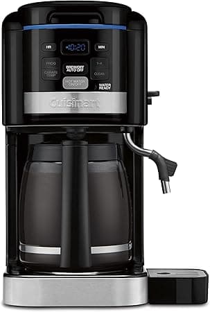 Cuisinart CHW-16C 12-Cup Programmable Coffeemaker & Hot Water System, Black