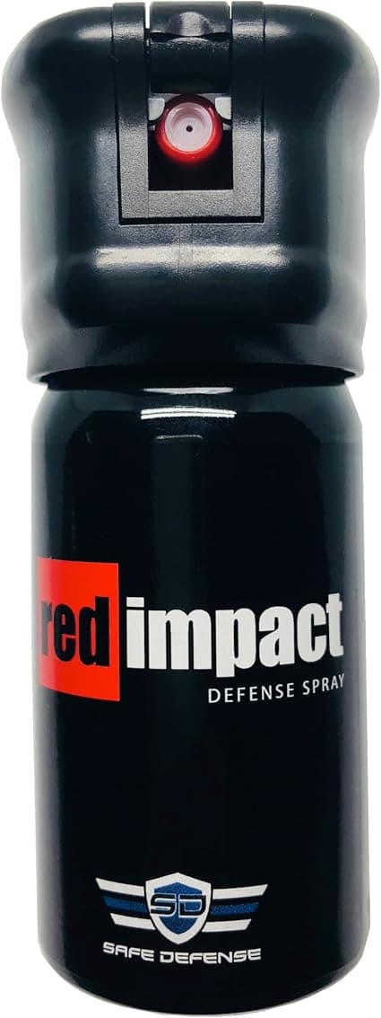 REDimpact Spray Anti Agression de Poche Gel 40 ML - Taille Standard - Format : Sac a Main Femme, Manteau Femme, Sacoche Homme, Veste, Sac a Dos