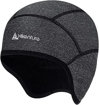 HIKENTURE Wintermütze | Winddichte Fahrrad Mütze Winter | Warm Bike Cap | Helm-Unterziehmütze Herren/Damen für Fahrradhelm Skihelm Kletterhelm | Sport, für Radfahren Skifahren Laufen Outdoor