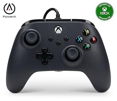 PowerA Wired Controller For Xbox Series X|S - Black, Gamepad, Video Game Controller Works with Xbox One