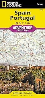 Spain and Portugal Map (National Geographic Adventure Map, 3307)