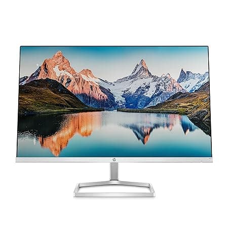 HP M22f 21.5-inches, 54.6 cm, FHD Monitor Eye Safe Certified Full HD IPS 3-Sided Micro-Edge Monitor, 75Hz, AMD Free Sync with 1xVGA, 1xHDMI 1.4 Ports, 300 nits (Silver, 1920 x 1080 Pixels)