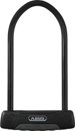 ABUS Granit Plus 470 U-Lock + EaZy KF Bracket - Bicycle Lock with Parabolic Shackle - ABUS Security Level 12