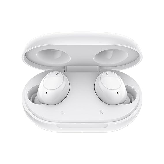 OPPO Enco Buds Bluetooth True Wireless in Ear Earbuds(TWS) with Mic, 24H Battery Life, Supports Dolby Atmos Noise Cancellation During Calls, IP54 Dust & Water Resistant,(White, True Wireless)