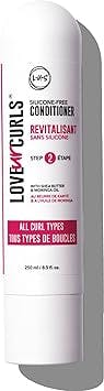 LUS Brands Love Ur Curls Conditioner for Curly, Wavy, Kinky-Coily Hair, 8.5 oz - Silicone-Free, Hydrating, Detangling for Soft, Smooth Curl Definition - Hair Treatment for Dry Damaged Hair