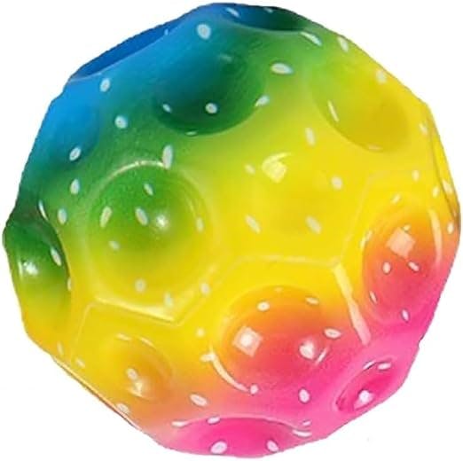 Generisch Astro Jump Ball | Super High Bouncing Bounciest Lightweight Foam Ball | Space Theme Bouncy Balls | Space Ball Moon Ball Planeten Hüpfbälle | Bouncy Balls for Kids Gift (G)