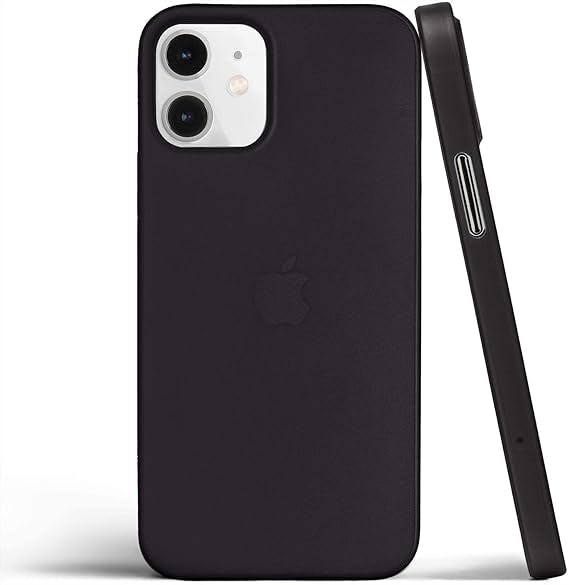 ExpressB® Polypropylene Back Cover Case iPhone 12 Mini Ultra Thin Matte Anti Scratch Slim Fit Back Cover Case for iPhone 12 Mini [5.4''] (Back)