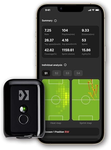 SOCCERBEE GPS Tracker and Vest for Soccer Players (Medium)
