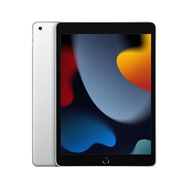 Apple 2021 10.2-inch (25.91 cm) iPad with A13 Bionic chip (Wi-Fi, 64GB) - Silver (9th Generation)