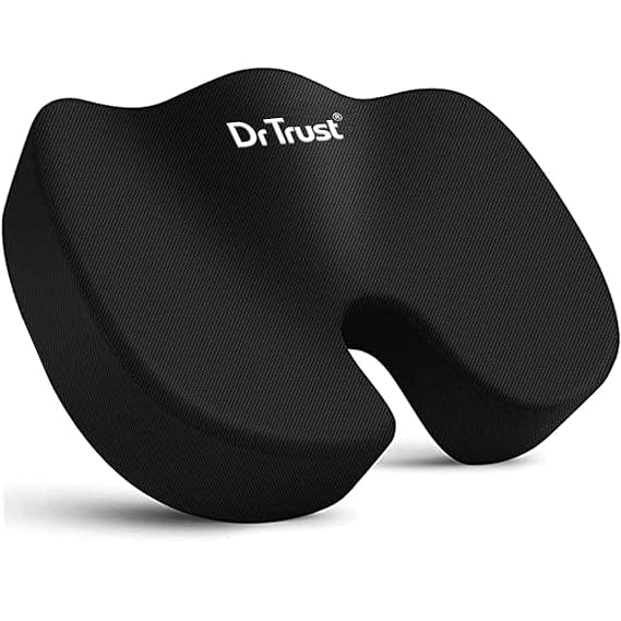Dr Trust (USA Non-Slip Orthopedic Coccyx Seat Cushion for Tailbone & Sciatica Pain Relief Hip Support