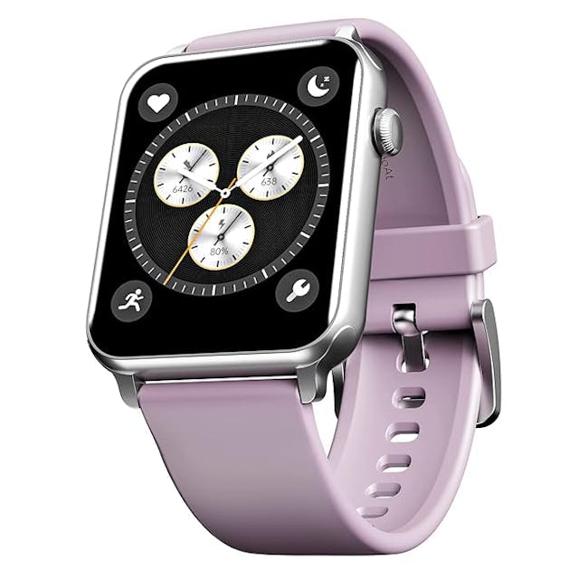 boAt Wave Call Smart Watch, Smart Talk with Advanced Dedicated Bluetooth Calling Chip, 1.69 HD Display with 550 NITS & 70% Color Gamut, 150+ Watch Faces, Multi-Sport Modes, HR, SpO2, IP68(Mauve)