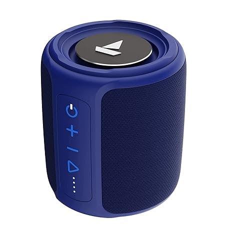 boAt Stone 352 Bluetooth Speaker with 10W RMS Stereo Sound, IPX7 Water Resistance, TWS Feature, Up to 12H Total Playtime, Multi-Compatibility Modes and Type-C Charging(Vibing Blue)