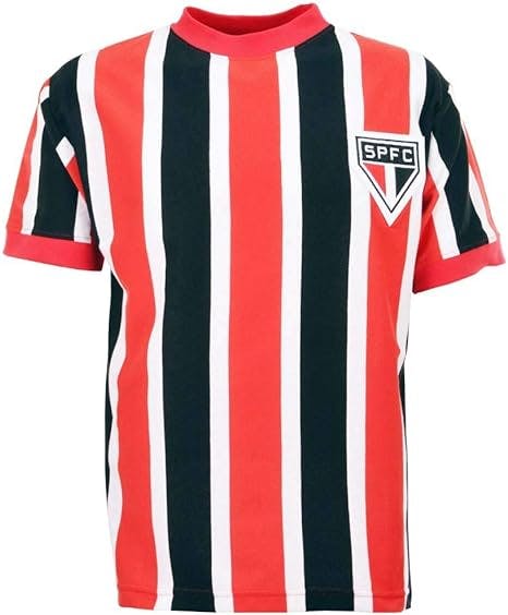 Toffs Sao Paulo 1970 Home Retro Football Shirt, 100% Cotton