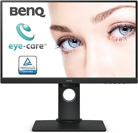BenQ GW2480T Computer Monitor 24" FHD 1920x1080p | IPS | Eye-Care Tech | Low Blue Light | Anti-Glare | Adaptive Brightness | Height and Tilt Adjustable | Built-In Speakers | DisplayPort | HDMI