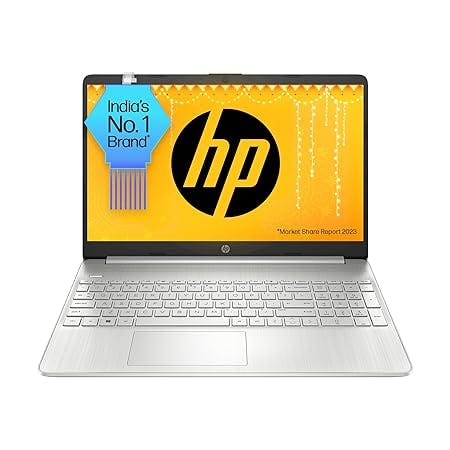 HP Laptop 15, 12th Gen i3-1215U, 15.6-inch (39.6 cm), FHD, Anti-Glare, 8GB DDR4, 512GB SSD, Intel UHD Graphics, Dual Speakers, (Win 11, MSO 2021, Silver, 1.69 kg), 15s-fy5006TU