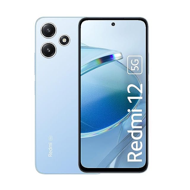Redmi 12 5G (Pastel Blue, 4GB 128GB) India's 1st Snapdragon 4 Gen 2