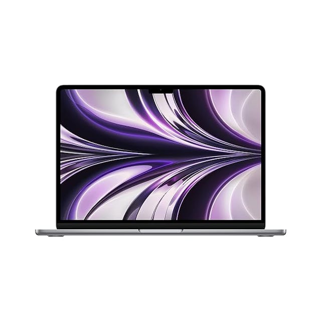 Apple 2022 MacBook Air Laptop with M2 chip: 34.46 cm (13.6-inch) Liquid Retina Display, 8GB RAM, 256GB SSD Storage, Backlit Keyboard, 1080p FaceTime HD Camera. Works with iPhone/iPad; Space Grey