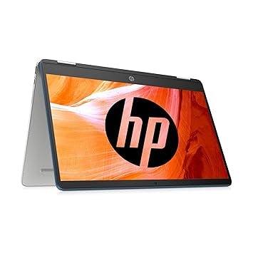 HP Chromebook x360 Intel Celeron N4120 14 inch(35.6 cm) Micro-Edge, Touchscreen, 2-in-1 Laptop (4GB RAM/64GB eMMC/Chrome OS 64/UHD Graphics,1.49kg), 14a-ca0504TU