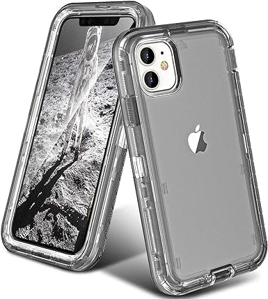 ORIbox Case Compatible with iPhone 11 , Heavy Duty Shockproof Anti-Fall Clear