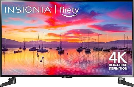 INSIGNIA 43-inch Class F30 Series LED 4K UHD Smart Fire TV with Alexa Voice Remote (NS-43F301NA22, 2021 Model)