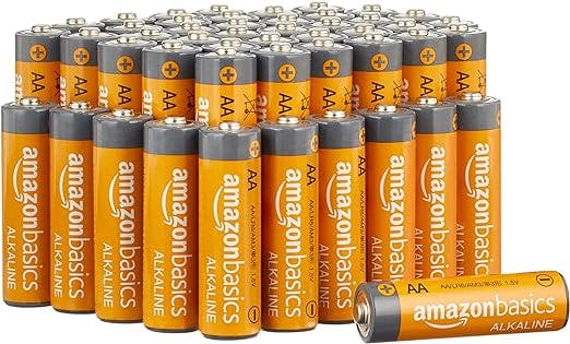 Amazon Basics 48-Pack AA Alkaline High-Performance Batteries, 1.5 Volt, 10-Year Shelf Life