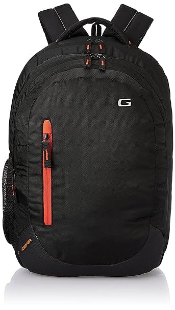 Gear ECO 1 Black Orange Red Laptop Backpack