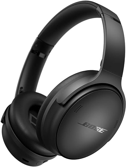 Bose NEW QuietComfort Wireless Noise Cancelling Headphones, Bluetooth Over Ear Headphones with Up To 24 Hours of Battery Life, Black