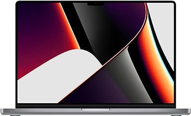 Apple 2021 MacBook Pro (16.2-inch, M1 Pro chip with 10‑core CPU and 16‑core GPU, 16GB RAM, 512GB SSD) - Space Gray
